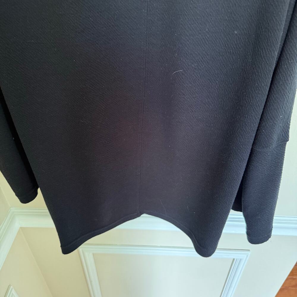 PrAna | Black Textured Open Front Rolled Collar Size XS Casual Loungewear - Picture 9 of 11